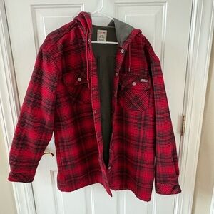 Dickies Red and Gray Plaid Jacket